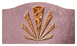 DASHELL-602-CP-SH-OR Copper Sunburst Shimmer Orchid Background